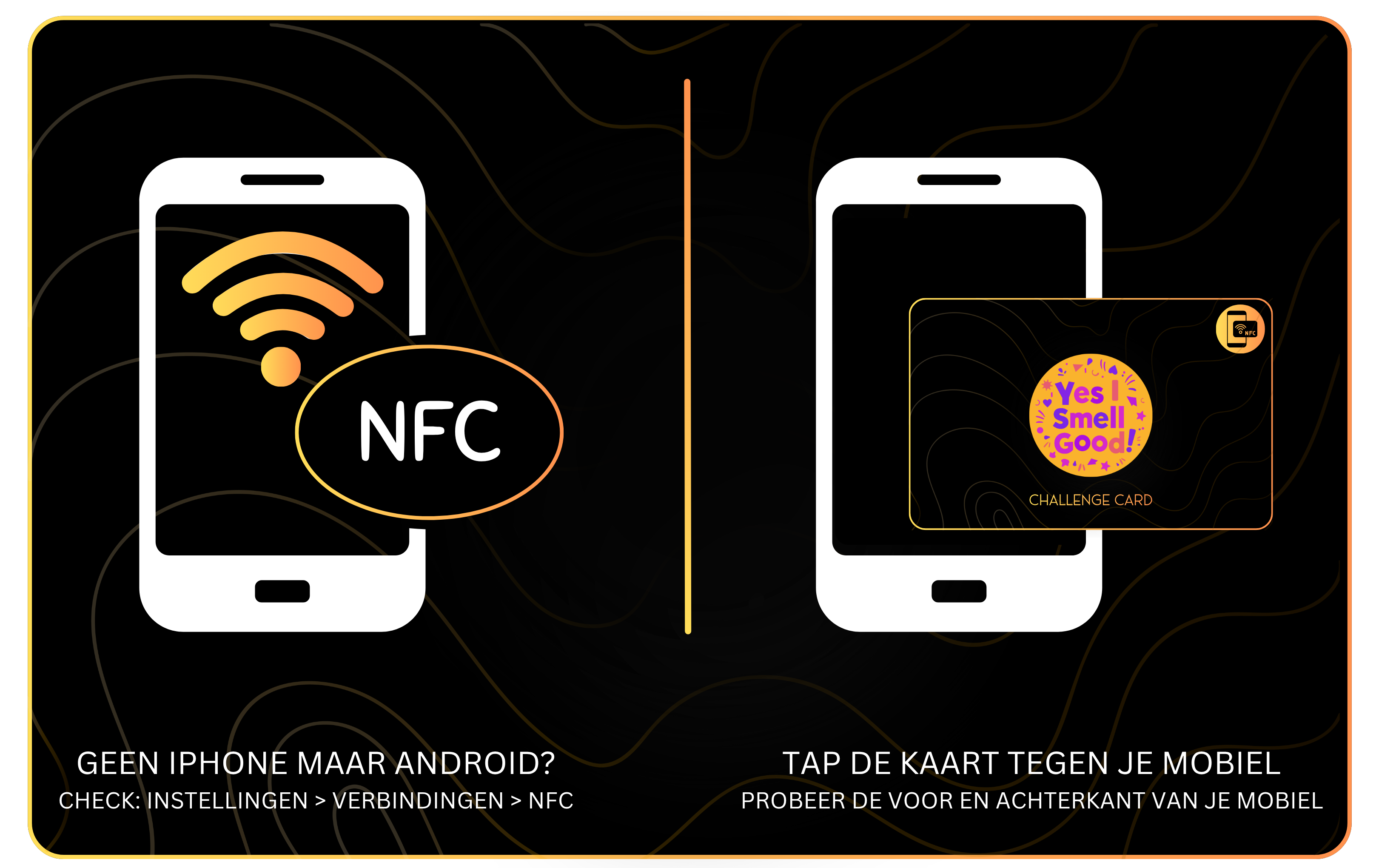 Yes I Smell Good Brand Challenge Card — Back